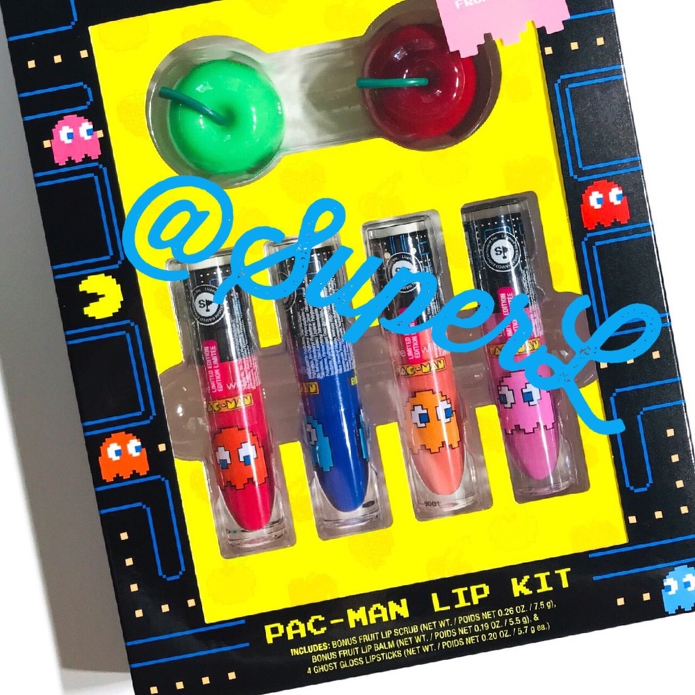 NEW & SEALED Wet n wild Pac Man Ghost Lip Gloss Balm Lipstick Limited Edition - Picture 3 of 7